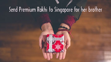 Premium rakhi collections rakhi to Singapore